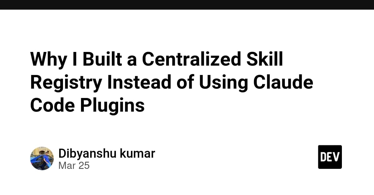 How to Manage Skills Across Multiple Repos with a Centralized Registry
