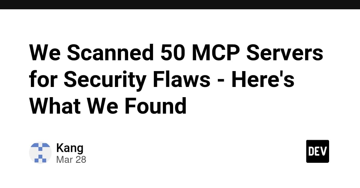 72% of MCP Servers Have Critical Input Sanitization Flaws—Here's How to Protect Your Claude Code