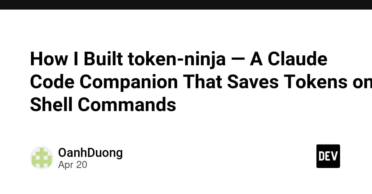 Install token-ninja: The MCP Server That Saves Tokens on Common Shell Commands