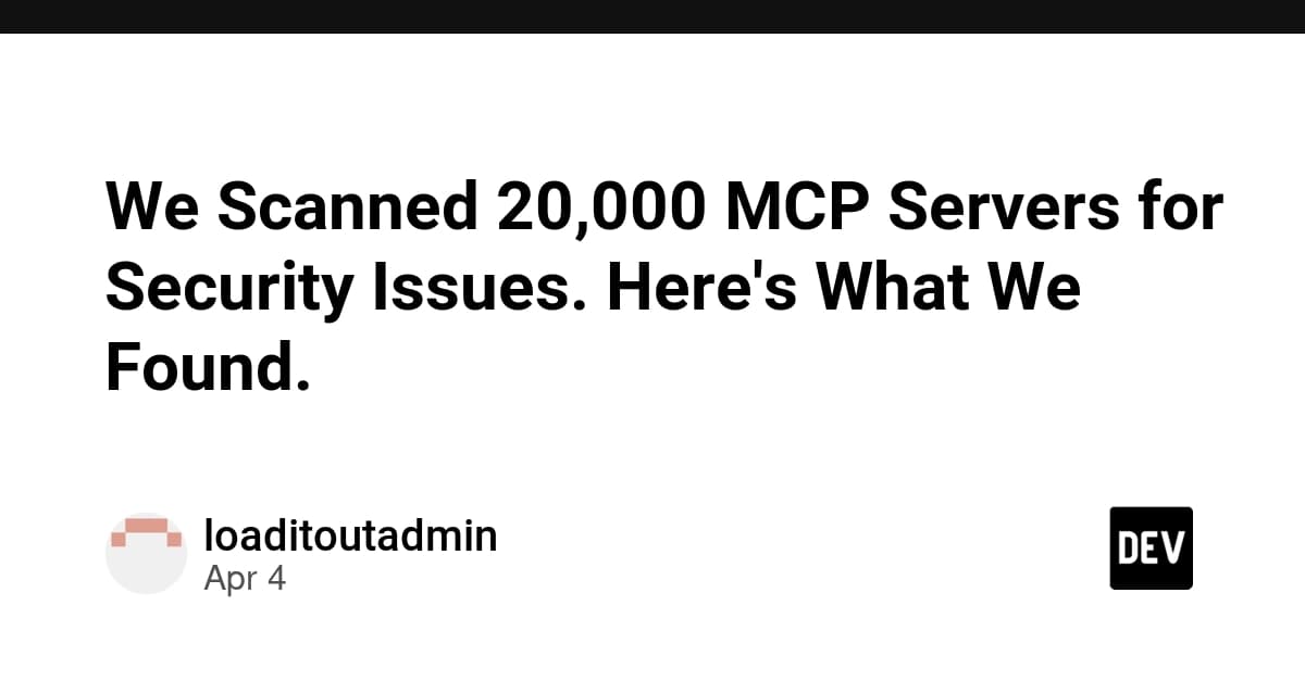 A developer reviews MCP server security ratings on a laptop, with a checklist of vetting criteria and a warning icon…