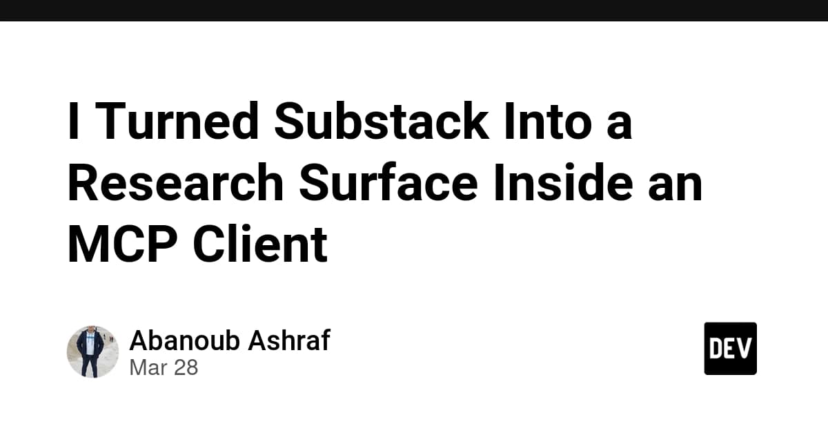 Developer using Claude Code with Substack MCP server to analyze newsletter publications and writer data, validating…