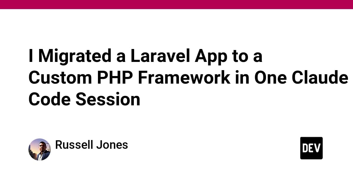 A developer typing on a laptop with code editor open, showing Laravel and TDD test files, while a large clock on the…