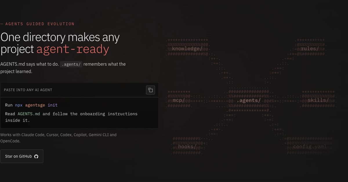 Stop Managing CLAUDE.md Manually: Use agentsge for a Single Source of Truth