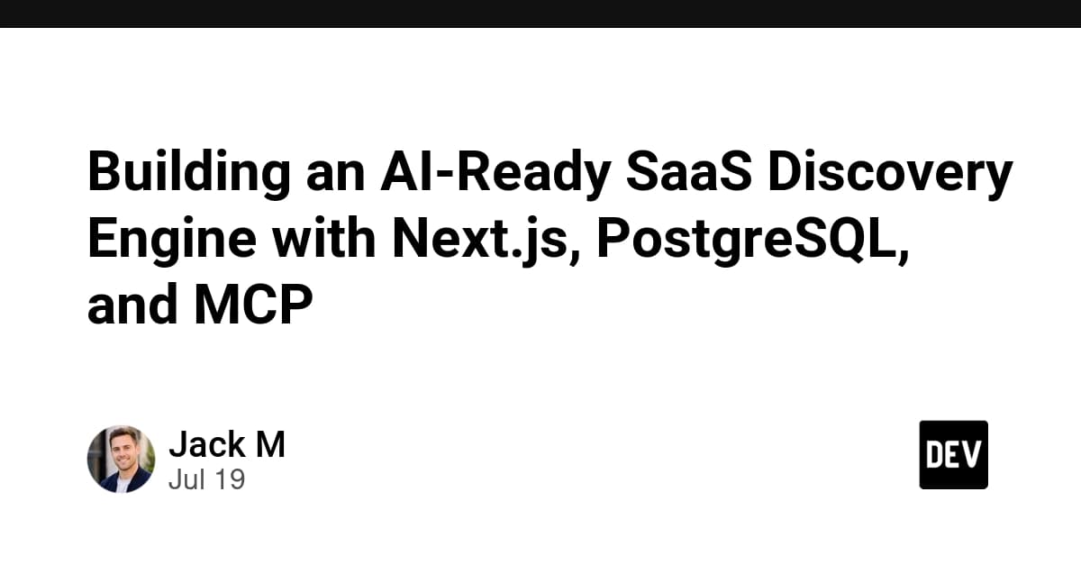 Developer coding a SaaS discovery dashboard with Next.js and PostgreSQL database schema visible on a split-screen…