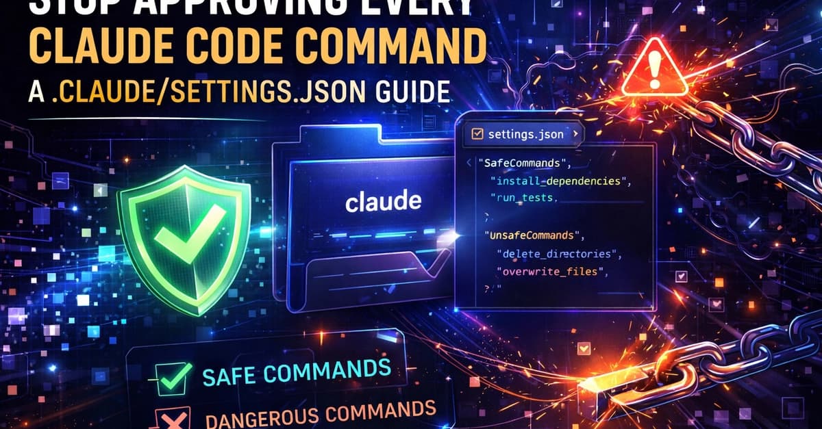 Stop Clicking 'Approve': A .claude/settings.json Template for 80% Fewer