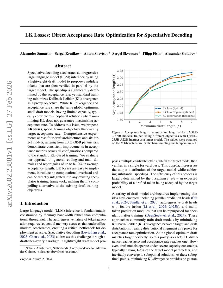 Nebius AI's LK Losses: A Breakthrough in Making Large Language Models Faster and More Efficient
