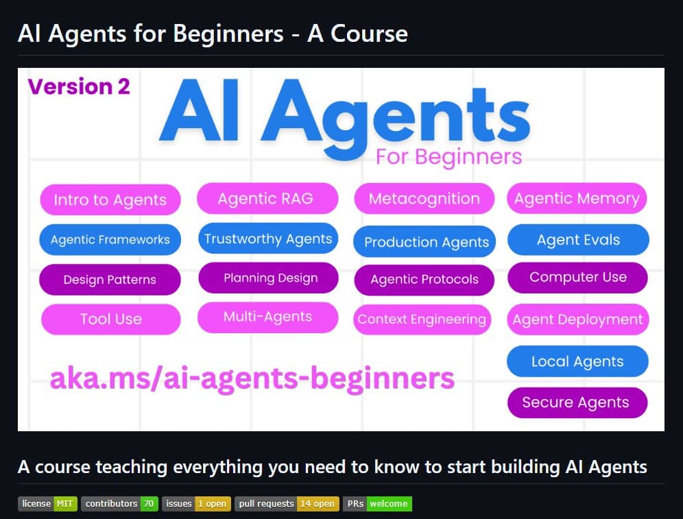 Microsoft Launches Free 'AI Agent Course' for Developers, Covers Design Patterns to Production