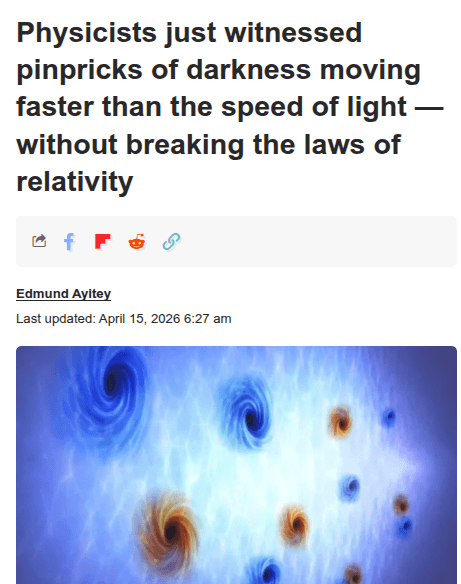 AI Models Detect 'Nothingness' Moving Faster Than Light in Physics Data