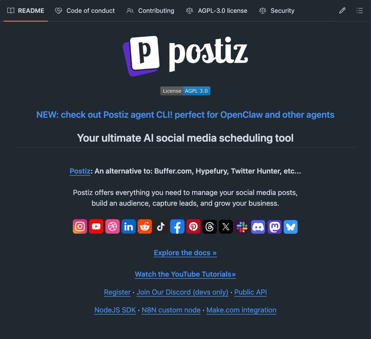 Postiz: Open-Source AI Social Suite Challenges Buffer, Hootsuite on Price