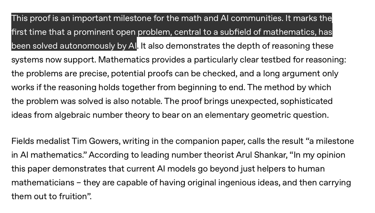 A Fields Medalist reacts in awe as an AI model on a laptop screen displays a mathematical proof disproving a famous…