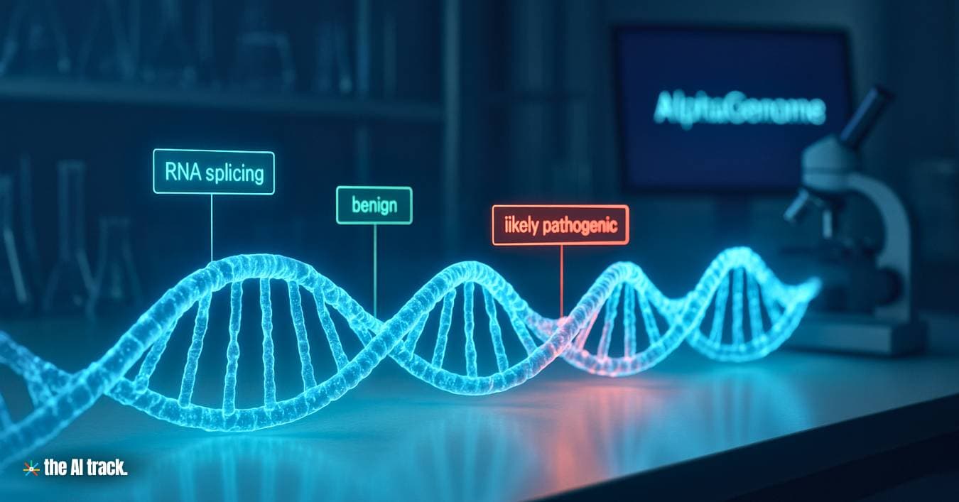 AI-generated illustration of a DNA double helix with glowing CRISPR scissors targeting a specific gene sequence…
