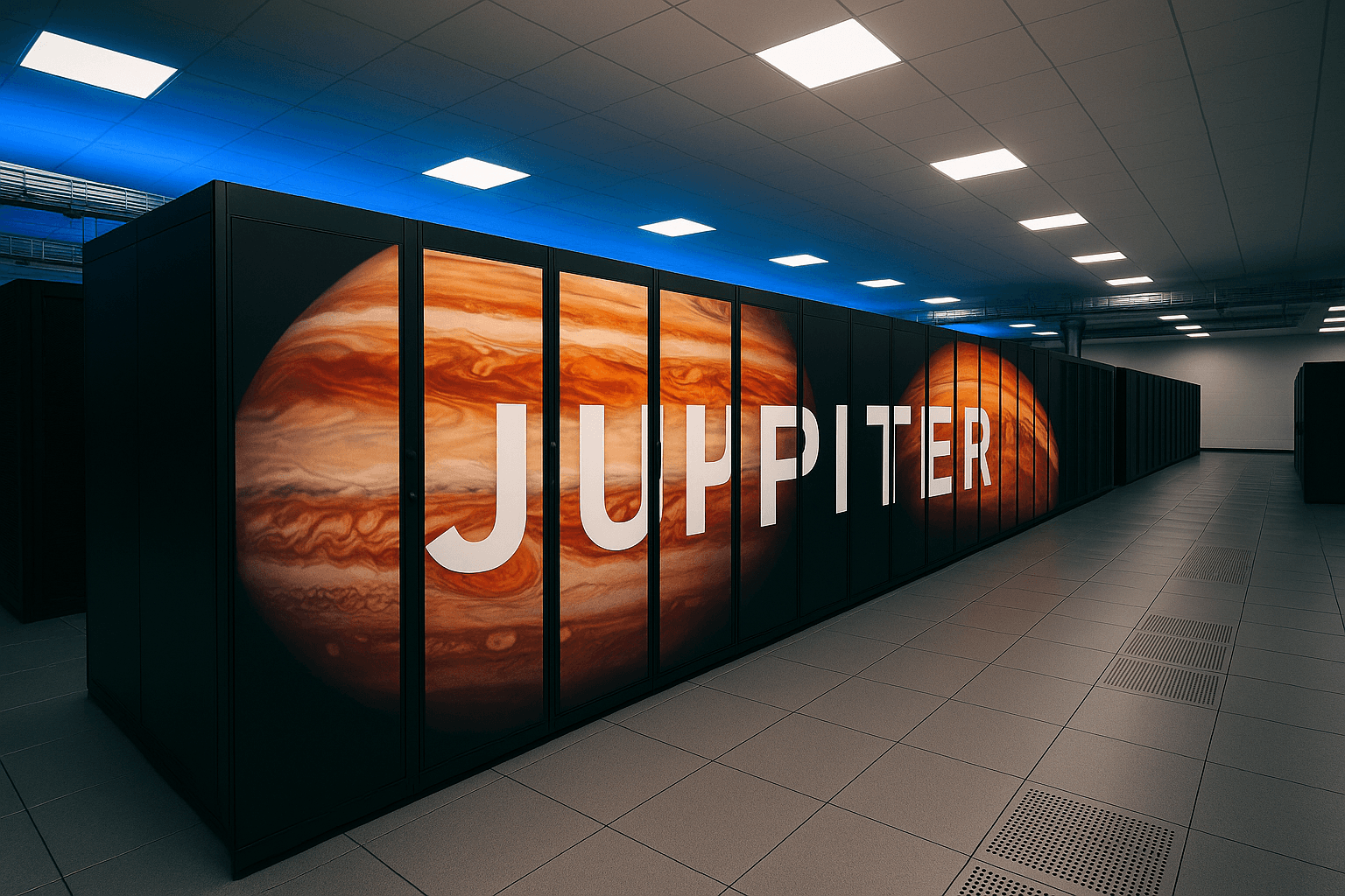 JUPITER Exascale Maps Brain at Cellular Scale on 4,096 Grace Hopper Nodes